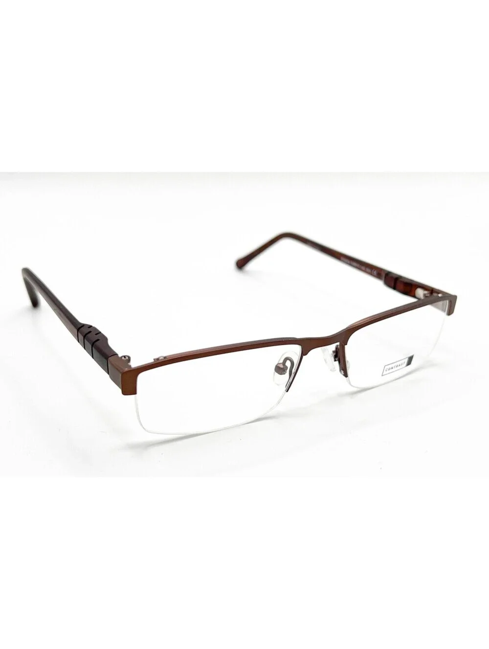 Contrast Endure Brn Brown Authentic Eyeglasses 52-17-145